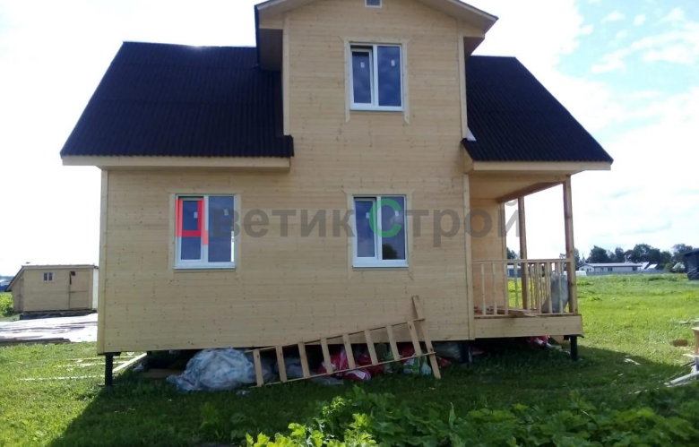 Каркасный дом 8х6 с кукушкой - фото 1