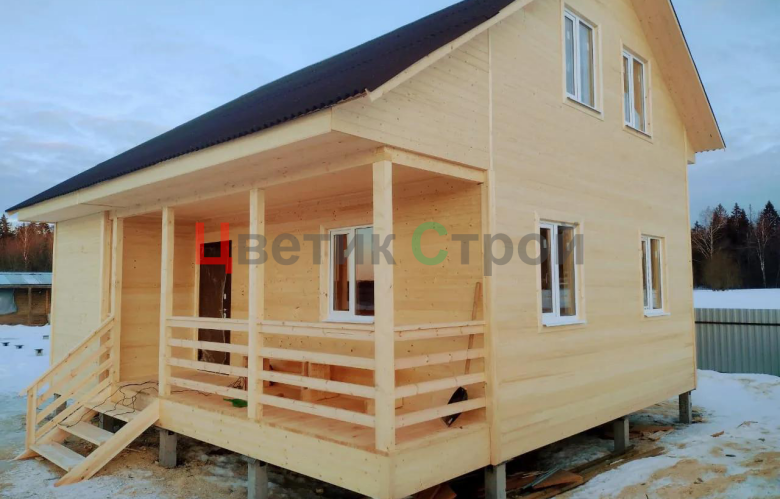 Каркасный дом 6х8 - фото 7