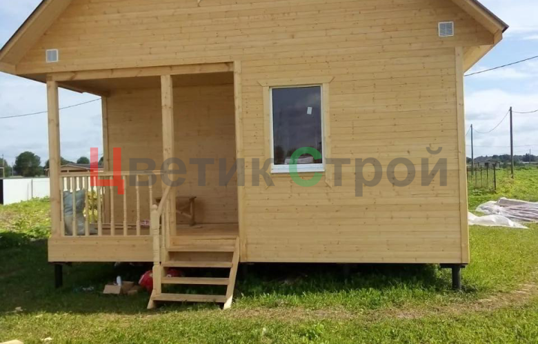Каркасный дом 8х6 с кукушкой - фото 2