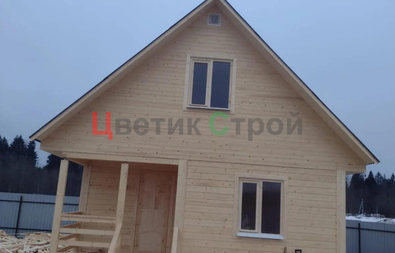 Брусовая баня 6х6 - фото 3
