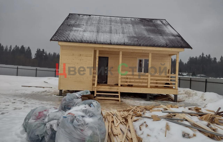 Каркасный дом 6х8 - фото 3