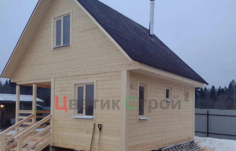 Брусовая баня 6х6 - фото 1