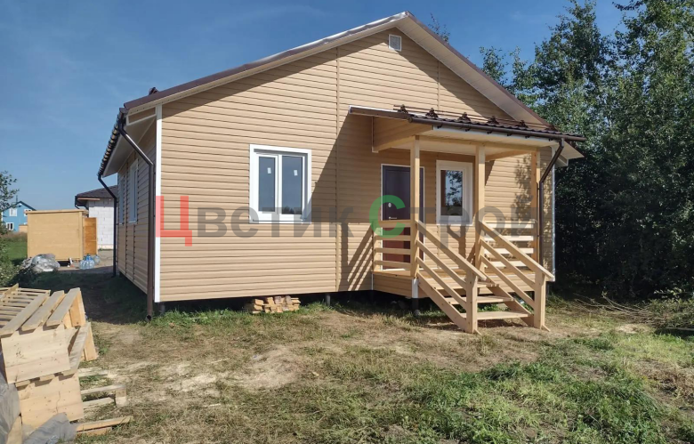 Каркасный дом 8х8 - фото 1