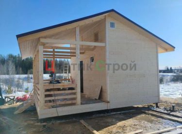 Каркасная хоз. постройка 6х6