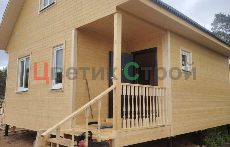 Каркасный дом 6х7 - фото 1