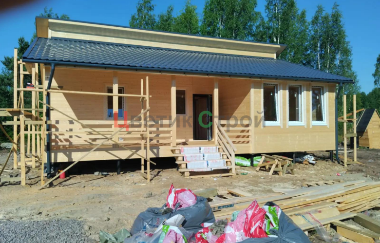 Каркасный дом 8х11 - фото 1