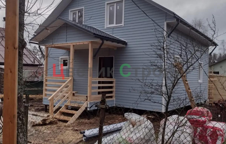 Каркасный дом 8х8 полтора этажа в сайдинге - фото 3