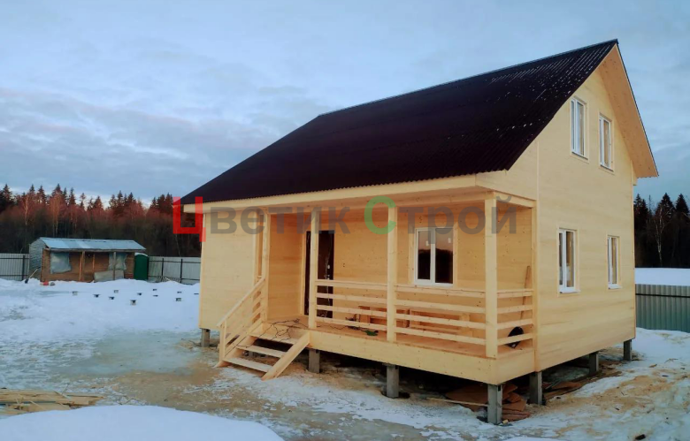 Каркасный дом 6х8 - фото 8